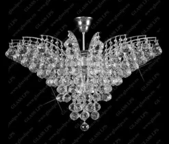 Glass LPS Plafony Kryształowe<L17 555/11/4; Ni - - kryształowa lampa sufitowa