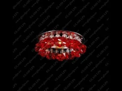 Glass LPS Oprawy Wpuszczane<L17 560/01/6 ruby, 4-O, Ni - - oprawa wpuszczana kryształowa