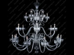 Glass LPS Stylowe Lampy Wiszące|Lampy Kryształowe Wiszące<L11 901/24/0; SILVER - - kryształowy żyrandol