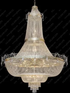 Glass LPS Stylowe Lampy Wiszące|Lampy Kryształowe Wiszące<L15 572/48/1-A, 3; F 2 floor - - kryształowy żyrandol