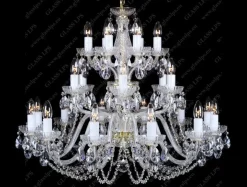 Glass LPS Stylowe Lampy Wiszące|Lampy Kryształowe Wiszące<L11 006/24/1-A - - kryształowy żyrandol
