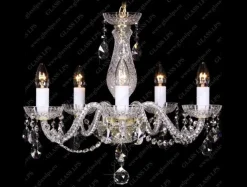 Glass LPS Stylowe Lampy Wiszące|Lampy Kryształowe Wiszące<L11 808/05/1-A - - kryształowy żyrandol