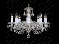 Glass LPS Stylowe Lampy Wiszące|Lampy Kryształowe Wiszące<L11 006/08/1-A - - kryształowy żyrandol