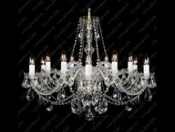 Glass LPS Stylowe Lampy Wiszące|Lampy Kryształowe Wiszące<L11 120/12/1-A - - lampa wisząca kryształowa