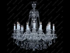 Glass LPS Stylowe Lampy Wiszące|Lampy Kryształowe Wiszące<L11 892/16/1-A, 2; Ni - - kryształowy żyrandol