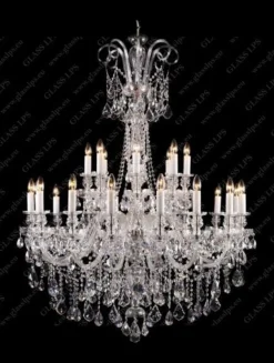 Glass LPS Stylowe Lampy Wiszące|Lampy Kryształowe Wiszące<L11 895/12/1-A, 2; Ni - - kryształowy żyrandol