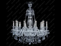 Glass LPS Stylowe Lampy Wiszące|Lampy Kryształowe Wiszące<L11 892/16/1-A, 2; SILVER - - kryształowy żyrandol