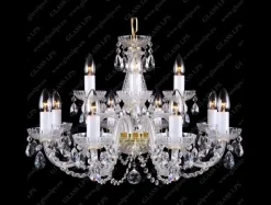Glass LPS Stylowe Lampy Wiszące|Lampy Kryształowe Wiszące<L11 006/12/1-A; F 2 floor - - kryształowy żyrandol