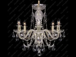 Glass LPS Stylowe Lampy Wiszące|Lampy Kryształowe Wiszące<L11 009/06/1-A, GOLD, lip. - - kryształowa lampa wisząca