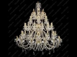 Glass LPS Stylowe Lampy Wiszące|Lampy Kryształowe Wiszące<L11 009/54/1-A; GOLD, lip. - - kryształowy żyrandol