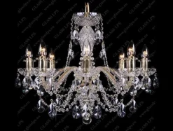 Glass LPS Stylowe Lampy Wiszące|Lampy Kryształowe Wiszące<L11 009/08/1-A, GOLD, lip. - - lampa wisząca kryształowa