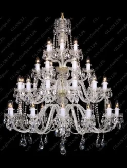 Glass LPS Stylowe Lampy Wiszące|Lampy Kryształowe Wiszące<L11 009/66/1-A; lip. - - kryształowy żyrandol