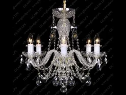Glass LPS Stylowe Lampy Wiszące|Lampy Kryształowe Wiszące<L11 009/06/1-A; lip. - - kryształowy żyrandol