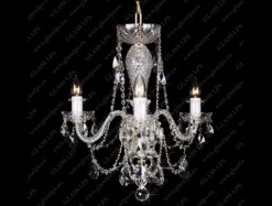 Glass LPS Stylowe Lampy Wiszące|Lampy Kryształowe Wiszące<L11 009/03/1-A; lip. - - kryształowy żyrandol