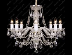 Glass LPS Stylowe Lampy Wiszące|Lampy Kryształowe Wiszące<L11 009/08/1-A; lip. - - kryształowy żyrandol