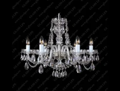 Glass LPS Stylowe Lampy Wiszące|Lampy Kryształowe Wiszące<L11 801/06/1-A; Ni - - kryształowy żyrandol