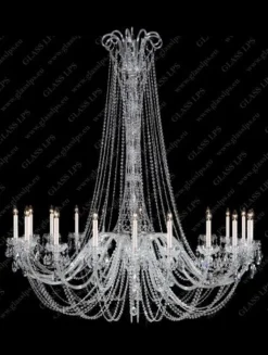 Glass LPS Stylowe Lampy Wiszące|Lampy Kryształowe Wiszące<L11 918/18/1-A; Ni - - kryształowy żyrandol