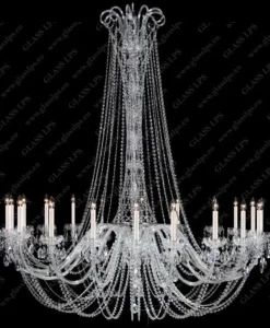 Glass LPS Stylowe Lampy Wiszące|Lampy Kryształowe Wiszące<L11 918/24/1-A; Ni - - kryształowy żyrandol