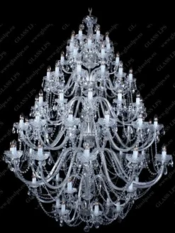 Glass LPS Stylowe Lampy Wiszące|Lampy Kryształowe Wiszące<L11 006/78/1-A; Ni - - kryształowy żyrandol