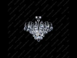 Glass LPS Plafony Kryształowe<L17 555/04/1-A; Ni - - kryształowa lampa sufitowa