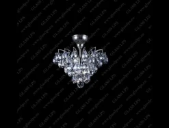 Glass LPS Plafony Kryształowe<L17 555/02/1-A; Ni - - kryształowa lampa sufitowa