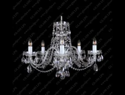 Glass LPS Stylowe Lampy Wiszące|Lampy Kryształowe Wiszące<L11 801/05/1-A, Ni - - lampa wisząca kryształowa