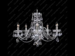 Glass LPS Stylowe Lampy Wiszące|Lampy Kryształowe Wiszące<L11 801/05/1-A; SILVER - - kryształowy żyrandol
