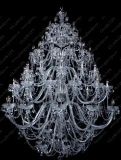 Glass LPS Stylowe Lampy Wiszące|Lampy Kryształowe Wiszące<L11 006/78/1-A; SILVER - - kryształowy żyrandol