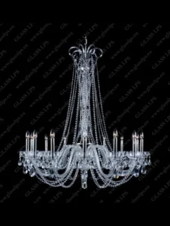 Glass LPS Stylowe Lampy Wiszące|Lampy Kryształowe Wiszące<L11 918/16/1-A; SILVER - - kryształowy żyrandol