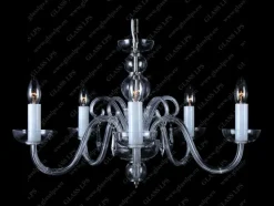 Glass LPS Stylowe Lampy Wiszące|Lampy Kryształowe Wiszące<L11 905/12/3-H; F 1 floor, Ni - - kryształowy żyrandol