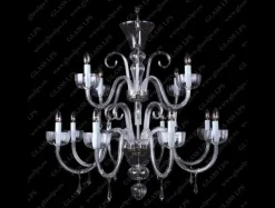 Glass LPS Stylowe Lampy Wiszące|Lampy Kryształowe Wiszące<L11 901/15/3-H; Ni - - kryształowy żyrandol