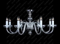Glass LPS Stylowe Lampy Wiszące|Lampy Kryształowe Wiszące<L11 905/08/3-H; Ni - - kryształowy żyrandol