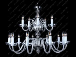 Glass LPS Stylowe Lampy Wiszące|Lampy Kryształowe Wiszące<L11 905/15/3-H; Ni - - kryształowy żyrandol