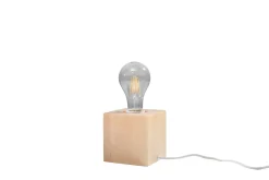 SOLLUX LIGHTING Lampki Na Biurko, Oświetlenie Biurkowe|Lampy Do Salonu, Oświetlenie Salonu<Lampa biurkowa ABEL - Sollux Naturalne drewno