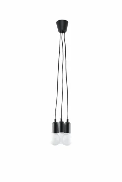 SOLLUX LIGHTING Żyrandole|Lampy Do Salonu, Oświetlenie Salonu<Lampa wisząca DIEGO 3 czarna - Sollux Czarny