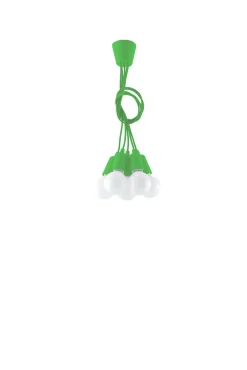 SOLLUX LIGHTING Żyrandole|Lampy Młodzieżowe<Lampa wisząca DIEGO 5 - Sollux Zielony