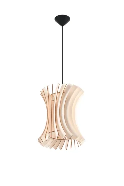 SOLLUX LIGHTING Lampy Do Jadalni|Nowoczesne Lampy Wiszące<Lampa wisząca ORIANA - Sollux Naturalne drewno, czarny