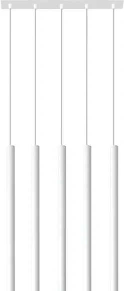 SOLLUX LIGHTING Żyrandole|Lampy Do Kuchni, Oświetlenie Kuchenne<Lampa Wisząca PASTELO 5 Biała - Sollux Biały