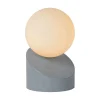 Lucide Lampki Na Biurko, Oświetlenie Biurkowe|Lampy Do Sypialni, Oświetlenie Do Sypialni<Len Ø10 szary - - lampa biurkowa