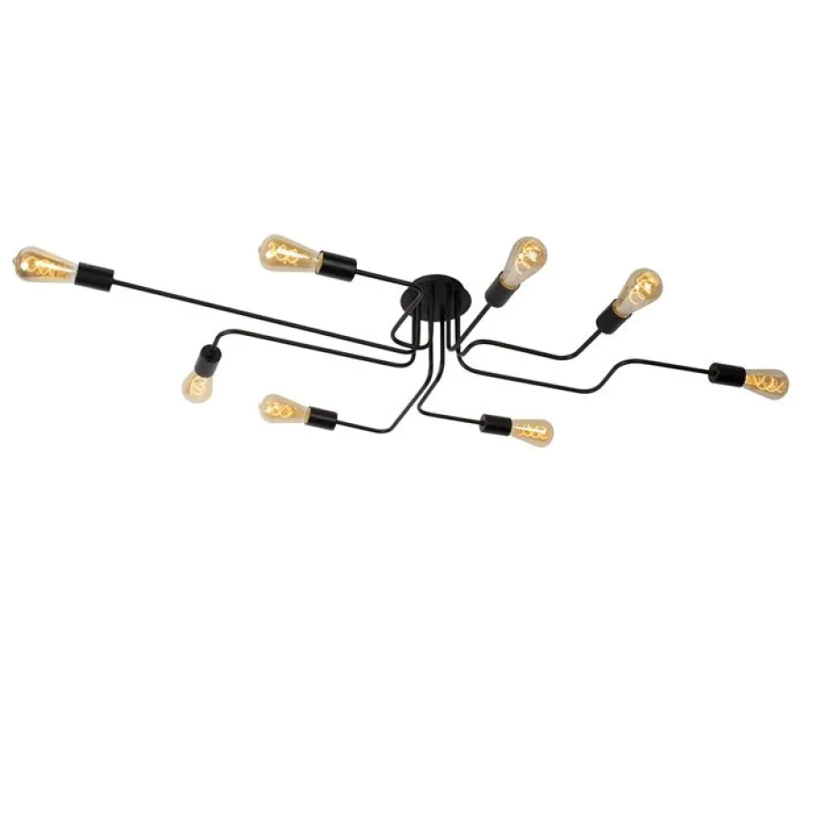 Lucide Plafony Sufitowe I Ścienne|Lampy Do Salonu, Oświetlenie Salonu<Lester L150 czarny - - lampa sufitowa czarnyNapięcie: 230V