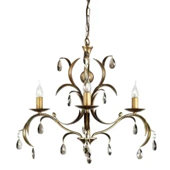Elstead Lighting Żyrandole|Lampy Do Salonu, Oświetlenie Salonu<Lily Antique Bronze - - lampa wisząca 3-ramienna