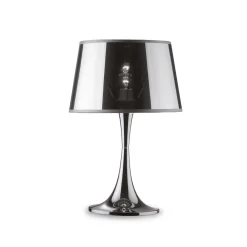 Ideal Lux Lampki Na Biurko, Oświetlenie Biurkowe|Lampy Do Salonu, Oświetlenie Salonu<London TL1 Big Cromo - - lampa biurkowa