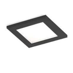 Wever & Ducre Oprawy Wpuszczane<Luna Square IP44 1.0 LED HV czarny - Wever & Ducré - oprawa wpuszczana