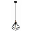 Italux Lampy Drewniane|Żyrandole<Maelle 15 Black - - lampa wisząca