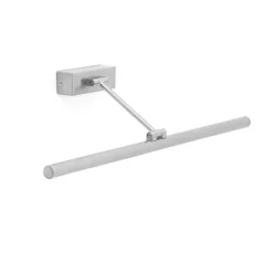 Faro Kinkiety I Lampy Na Ścianę|Oświetlenie Obrazowe<Magritte L60 srebrny - - lampa ścienna srebrnyNapięcie: 230V