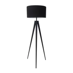 Zuma Line Lampy Stojące I Podłogowe|Lampy Do Salonu, Oświetlenie Salonu<Maresca black - - lampa podłogowa nowoczesna