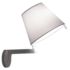 Artemide Kinkiety I Lampy Na Ścianę|Ekskluzywne I Luksusowe Kinkiety<Melampo Ø23 szary perłowy - - lampa ścienna z włącznikiem szary perłowyNapięcie: 230V