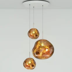 Tom Dixon Żyrandole|Wiszące Ekskluzywne<Melt Trio Round złoty - - lampa wisząca