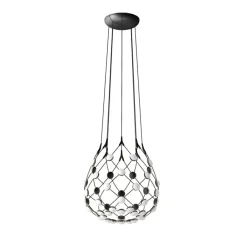 Luceplan Żyrandole|Wiszące Ekskluzywne<Mesh Ø55 czarny - - lampa wisząca czarnyNapięcie: 230V