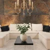 Elstead Lighting Żyrandole|Lampy Wiszące Klasyczne<Mignon Gold-Silver - Cream - - lampa wisząca klasyczna